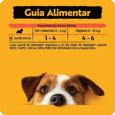Ração Úmida Pedigree Sachê Cordeiro ao Molho para Cães Adultos de Raças Pequenas - Imagem 7