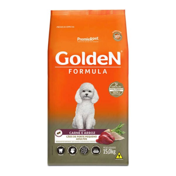 Alternative view of Ração Seca PremieR Pet Golden Formula Carne e Arroz para Cães Adultos de Raças Pequenas