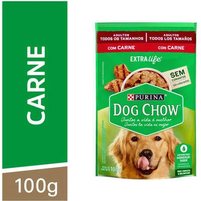 Ração Úmida Nestlé Purina Dog Chow Sachê Carne para Cães Adultos - Imagem 3