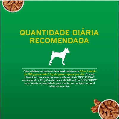 Ração Úmida Nestlé Purina Dog Chow Sachê Carne para Cães Adultos - Imagem 4